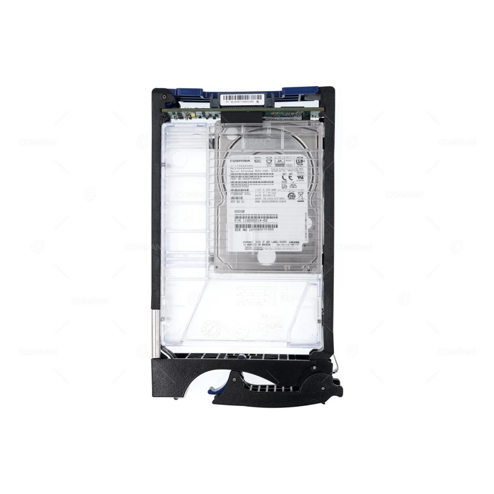 005051851 EMC HARD DRIVE 600GB 10K 12G FC 2.5 IN 3.5 SAS SFF 118000214-02, AL14SEB060N